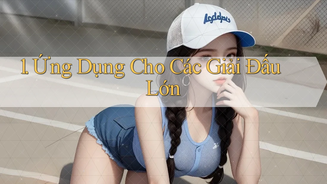 1. Ứng Dụng Cho Các Giải Đấu Lớn