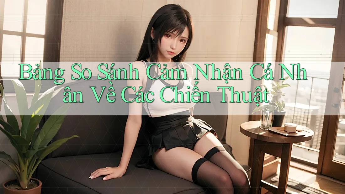 Bảng So Sánh Cảm Nhận Cá Nhân Về Các Chiến Thuật Bảng So Sánh Cảm Nhận Cá Nhân Về Các Chiến Thuật