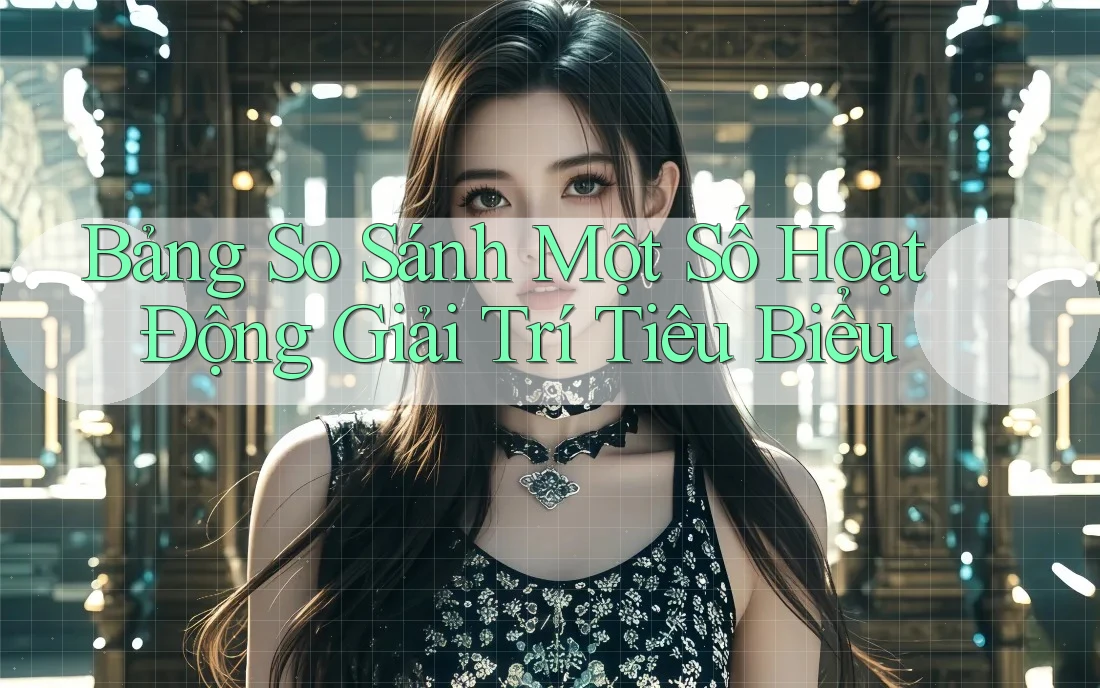 Bảng So Sánh Một Số Hoạt Động Giải Trí Tiêu Biểu Bảng So Sánh Một Số Hoạt Động Giải Trí Tiêu Biểu