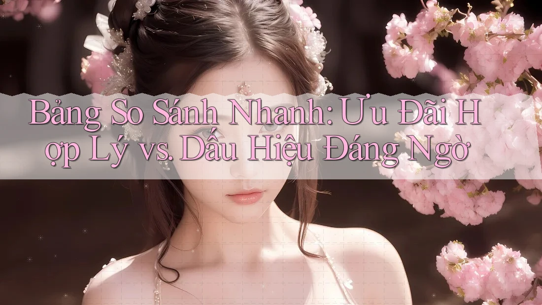 Bảng So Sánh Nhanh: Ưu Đãi Hợp Lý vs. Dấu Hiệu Đáng Ngờ