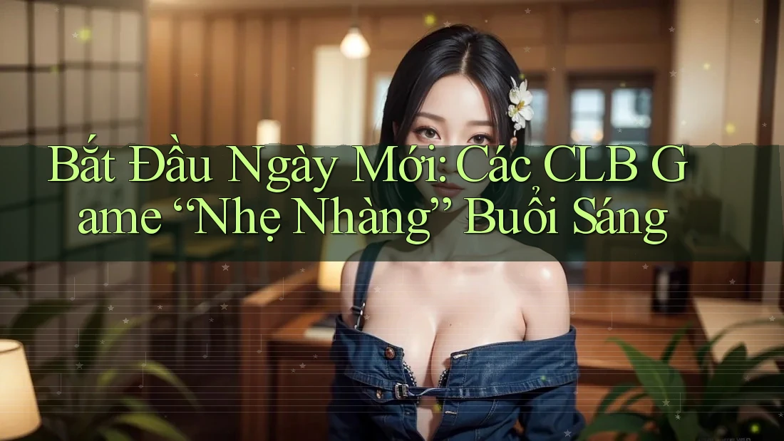 Bắt Đầu Ngày Mới: Các CLB Game “Nhẹ Nhàng” Buổi Sáng Bắt Đầu Ngày Mới: Các CLB Game “Nhẹ Nhàng” Buổi Sáng