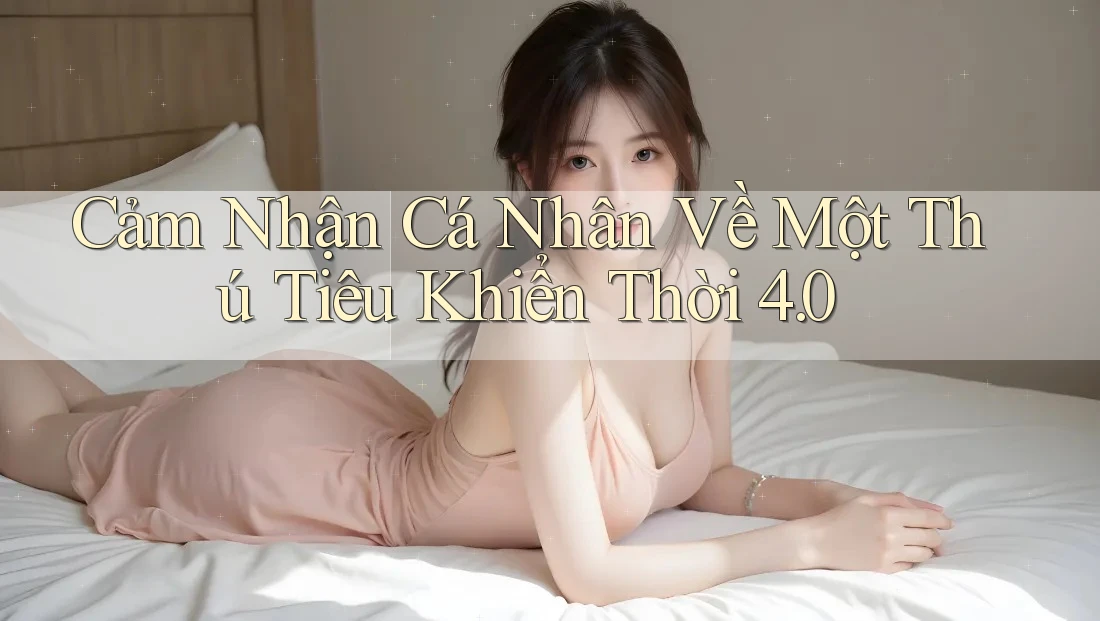 Cảm Nhận Cá Nhân Về Một Thú Tiêu Khiển Thời 4. 0 Cảm Nhận Cá Nhân Về Một Thú Tiêu Khiển Thời 4. 0