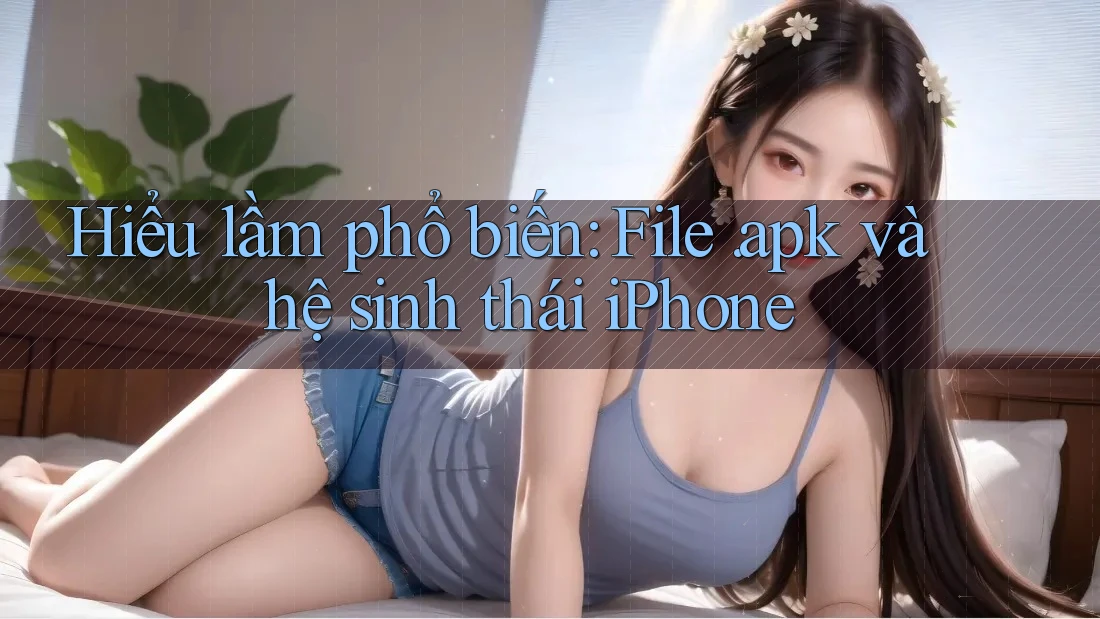 Hiểu lầm phổ biến: File. apk và hệ sinh thái iPhone Hiểu lầm phổ biến: File. apk và hệ sinh thái iPhone