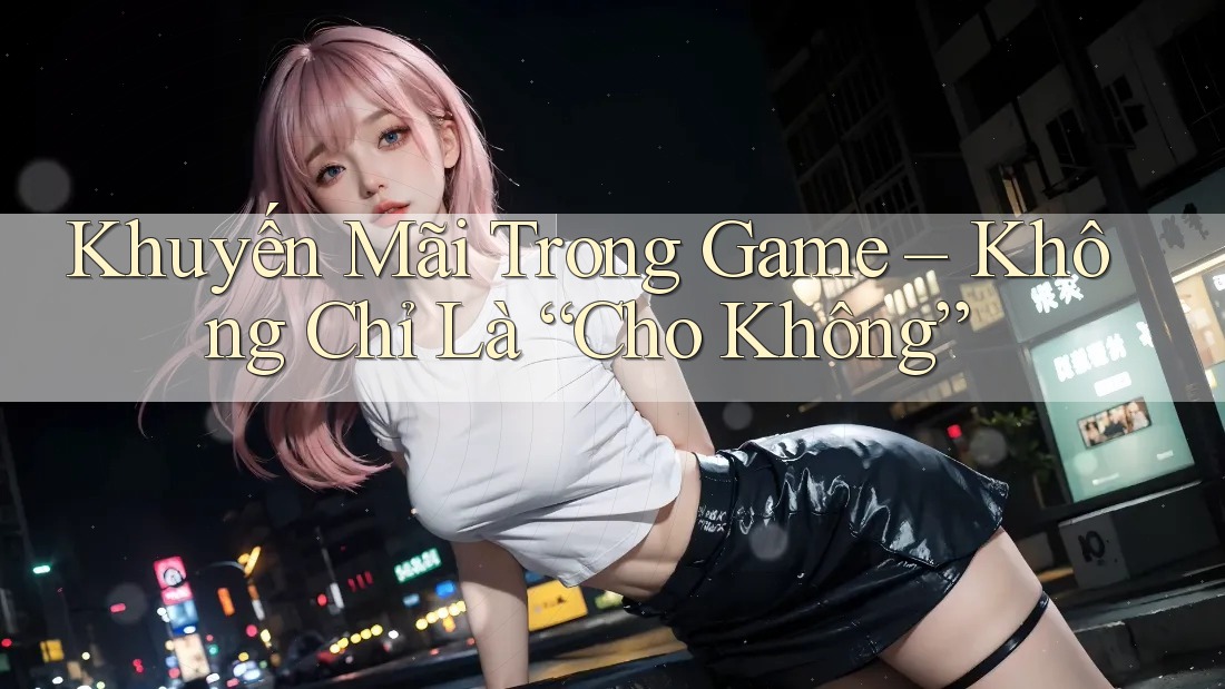 Khuyến Mãi Trong Game – Không Chỉ Là “Cho Không”
