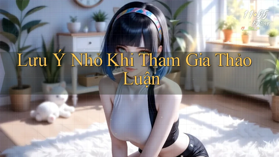 Lưu Ý Nhỏ Khi Tham Gia Thảo Luận