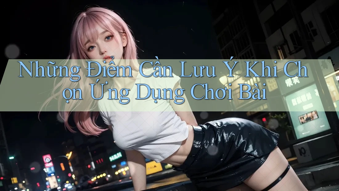 Những Điểm Cần Lưu Ý Khi Chọn Ứng Dụng Chơi Bài Những Điểm Cần Lưu Ý Khi Chọn Ứng Dụng Chơi Bài