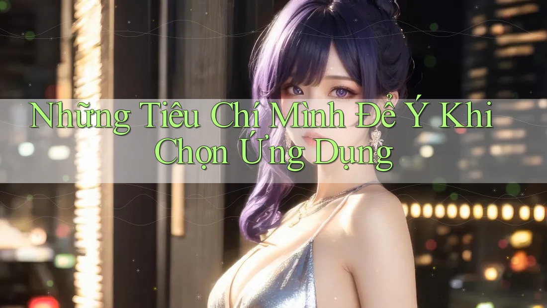 Những Tiêu Chí Mình Để Ý Khi Chọn Ứng Dụng Những Tiêu Chí Mình Để Ý Khi Chọn Ứng Dụng