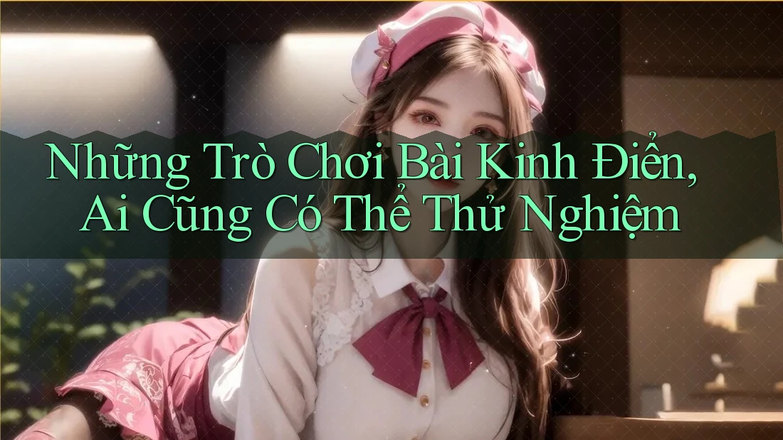 Những Trò Chơi Bài Kinh Điển, Ai Cũng Có Thể Thử Nghiệm Những Trò Chơi Bài Kinh Điển, Ai Cũng Có Thể Thử Nghiệm