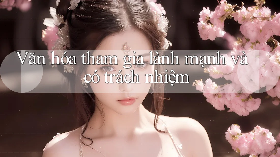 Văn hóa tham gia lành mạnh và có trách nhiệm Văn hóa tham gia lành mạnh và có trách nhiệm