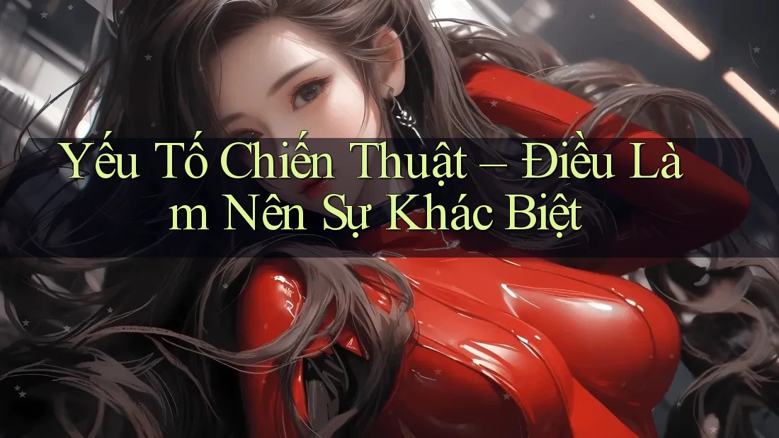 Yếu Tố Chiến Thuật – Điều Làm Nên Sự Khác Biệt Yếu Tố Chiến Thuật – Điều Làm Nên Sự Khác Biệt